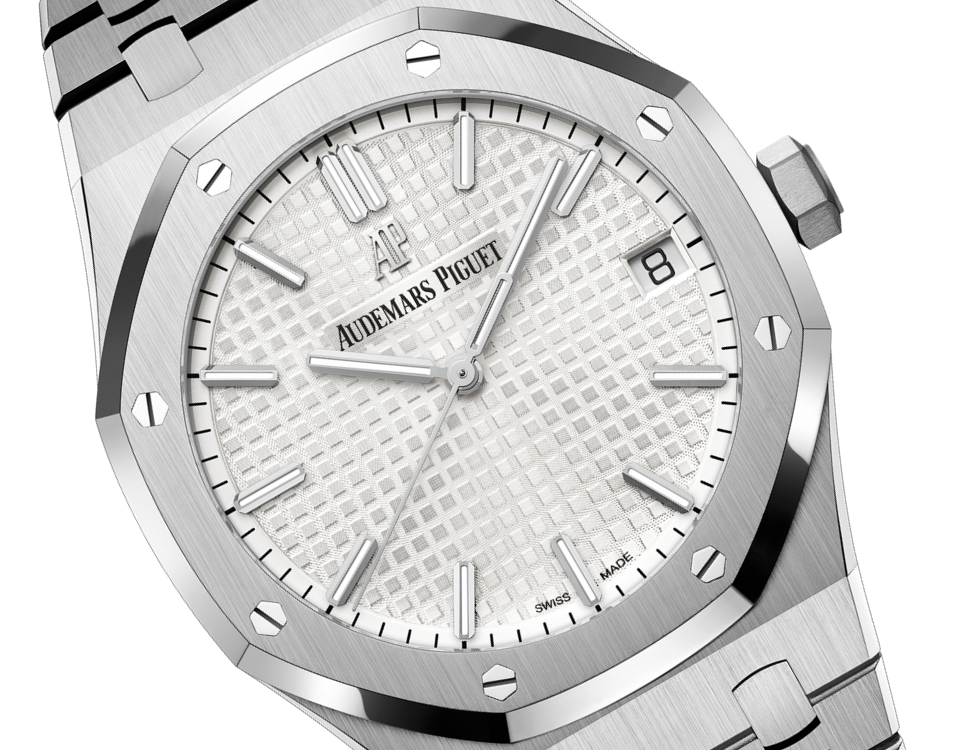 Audemars Piguet Royal Oak Fond Blanc. Homme